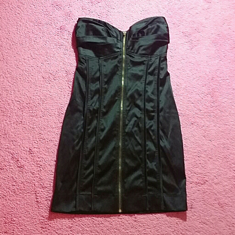 Black Zip Up Dress
